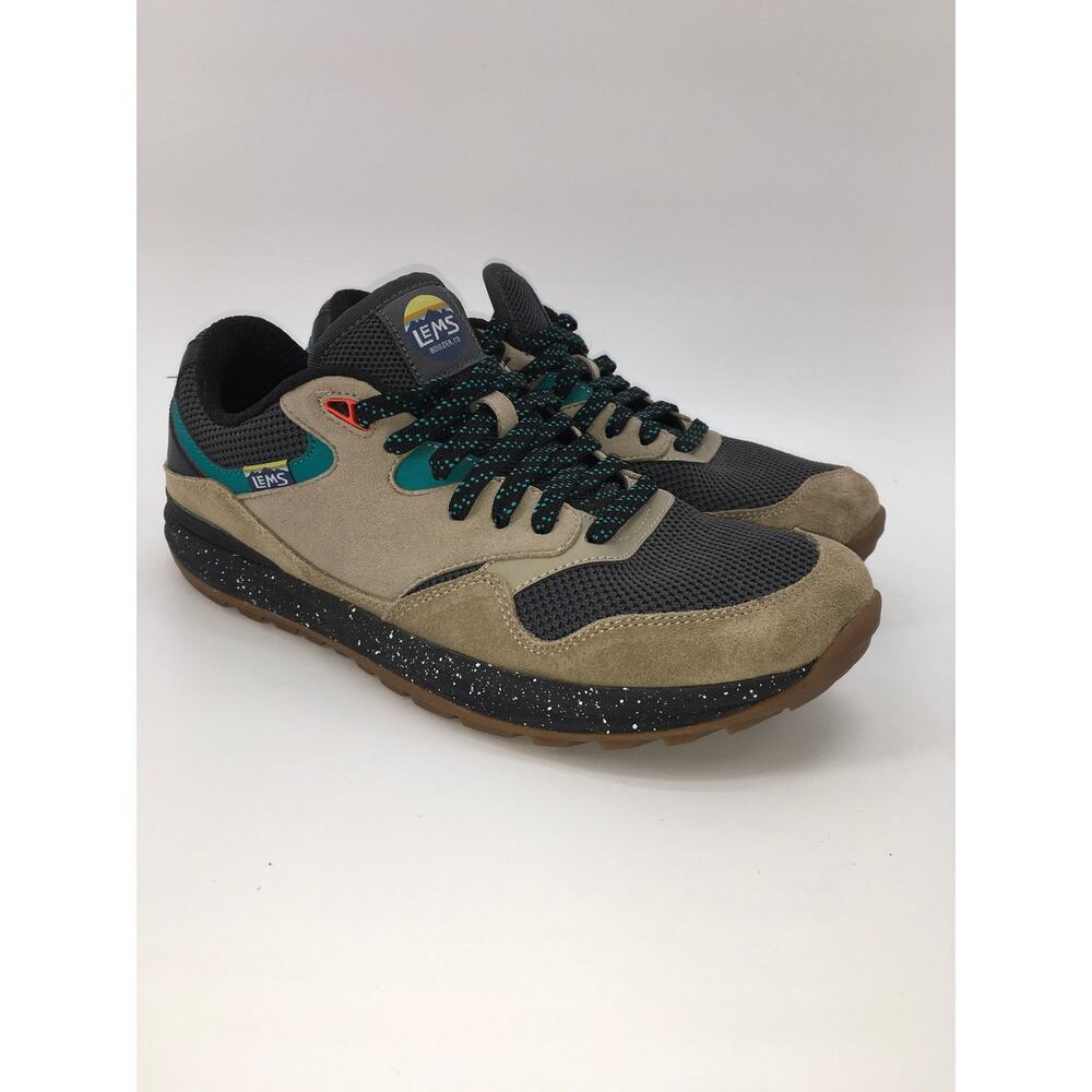 LEMS Trailhead Mens Hiking Sneaker 9 D Desert Khaki Outdoor Minimalist READ - Picture 12 of 12